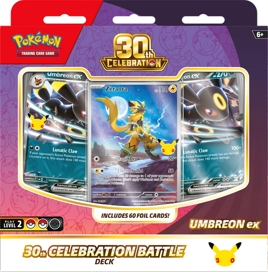 Battle Deck Espeon/Umbreon 30th Anniversary PRE-ORDER