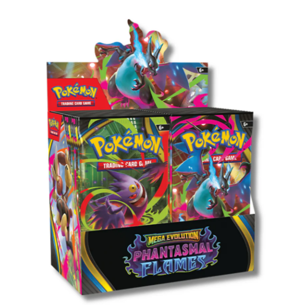 Pokémon TCG: Mega Evolution – Phantasmal Flames Booster Display (36 Packs) [ENG]