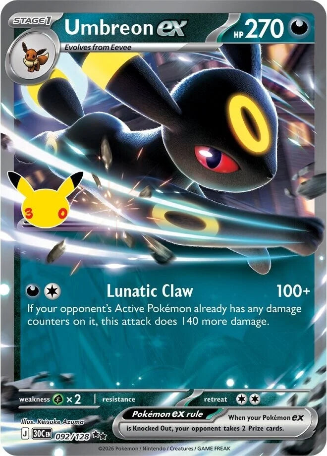 Battle Deck Espeon/Umbreon 30° Anniversario ITA