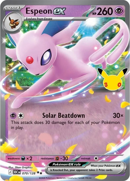 Battle Deck Espeon/Umbreon 30° Anniversario ITA