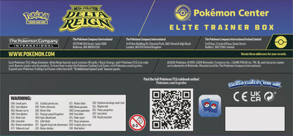 Delta Reign Pokémon Center Elite Trainer Box ITA