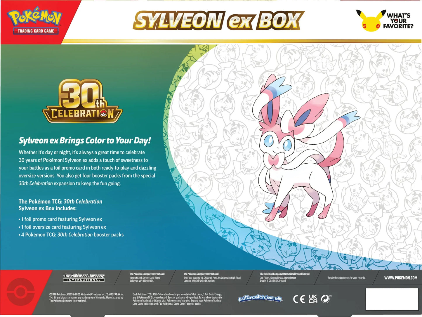 Collezione Sylveon/Greninja EX 30° Anniversario ITA